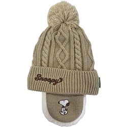 ピーナッツジュニアビーニー ジュニア スキー キャップ ベージュ（BE） SNJB1061