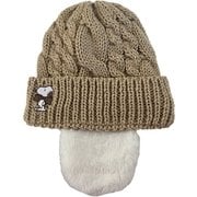 ピーナッツジュニアビーニー ジュニア スキー キャップ ベージュ（BE） SNJB1065