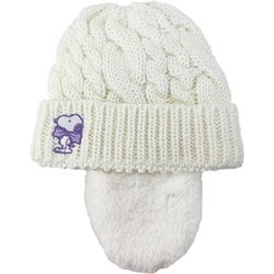 ピーナッツジュニアビーニー ジュニア スキー キャップ ホワイト（WH） SNJB1065