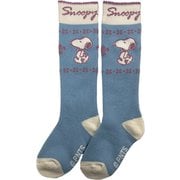 ピーナッツジュニアソックス ジュニア スキーソックス サックス（SX） JFサイズ（19-23cm） SNJK1032