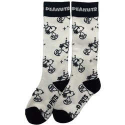 ピーナッツジュニアソックス ジュニア スキーソックス ブラック（BK） JFサイズ（19-23cm） SNJK1034