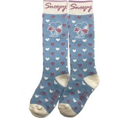 ピーナッツジュニアソックス ジュニア スキーソックス サックス（SX） JFサイズ（19-23cm） SNJK1035