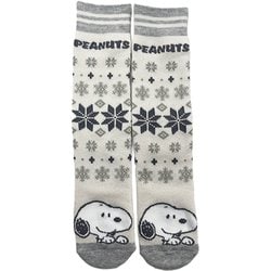 ピーナッツジュニアソックス ジュニア スキーソックス グレー（GR） JFサイズ（19-23cm） SNJK1037