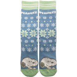 ピーナッツジュニアソックス ジュニア スキーソックス サックス（SX） JFサイズ（19-23cm） SNJK1037