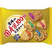岩塚の国産米100％ 米菓詰合せバラエティ豊かな5種 165g