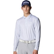 53DRIVE_PLAYOFF_L/S_POLO メンズ WHT/BLK LGサイズ 6007933