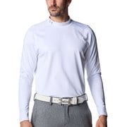 53CG_FITTEDL/S_MOCK_NECK メンズ WHT LGサイズ 6007944