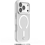 iPhone 17 Pro用 二重構造ケース＋カメラレンズ保護カバーセット クリアホワイト MC-IP17P-CS