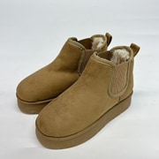 SUEDE LIKE GORE BOOTS BEIGE M（23-24cm） MEI-SHL-253010