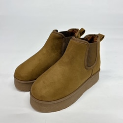 SUEDE LIKE GORE BOOTS BROWN S（22-23cm） MEI-SHL-253010