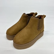 SUEDE LIKE GORE BOOTS BROWN S（22-23cm） MEI-SHL-253010