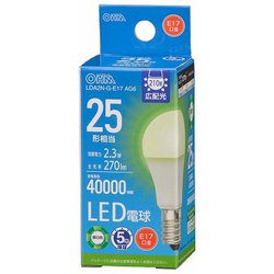 LED小型電球 E17 25形相当 昼白色 LDA2N-G-E17 AG6