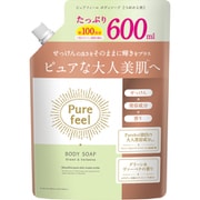 ピュアフィール ボディソープ グリーン＆ヴァーベナの香り 詰替用 600ml [ボディソープ 液体タイプ]