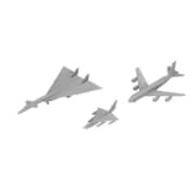 S85 アメリカ 空軍機セット7