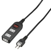 ノイズフィルター集中スイッチ付タップ 3個口 1m 黒 YZBKNS311B
