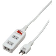 耐トラシャッター集中スイッチ付タップ 3個口 5m YZS315W