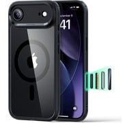 強力保護、MagSafe対応 カメラコントロール付きiPhone Air用Classicハイブリッドマグネットケース 1A86200301_Classic Hybrid Magnetic Case（Camera Control）, Compatible with iPhone Air Clear Black