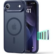 強力保護、MagSafe対応 カメラコントロール付きiPhone Air用Classicハイブリッドマグネットケース 1A86200401_Classic Hybrid Magnetic Case（Camera Control）, Compatible with iPhone Air Frosted Blue