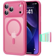 強力保護、MagSafe対応 カメラコントロール付きiPhone 17 Pro用Classicハイブリッドマグネットケース 1A86300501_Classic Hybrid Magnetic Case（Camera Control）, Compatible with iPhone 17 Pro Frosted Pink
