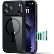 強力保護、MagSafe対応 カメラコントロール付きiPhone 17 Pro Max用Classicハイブリッドマグネットケース 1A86400301_Classic Hybrid Magnetic Case（Camera Control）, Compatible with iPhone 17 Pro Max Clear Black