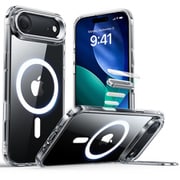 包み込む究極の保護、MagSafe機能を引き出す隠れスタンド付きiPhone Air用ケース 1A86600101_Classic Hybrid Magnetic Case（Camera Control, Stash Stand）, Compatible with iPhone Air Clear