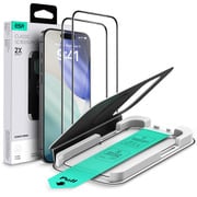 Classic 2倍強度高度9Hを誇る、iPhone17 Pro Max用、対傷性ガラスフィルム（2枚入り） 1D88100202_UltraFit Classic Screen Protector, Compatible with iPhone 17 Pro Max, 2 Pack
