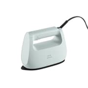衣類スチーマー 2WAY仕様 プレスアイロン スチーム 雫型プレート パワフル 除菌 脱臭 グリーン BOE152-GR