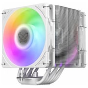 サイドフロー型 ハイエンドCPUクーラー MUGEN6 DUAL FAN WHITE ARGB EDITION ホワイト SCMG-6000DWR