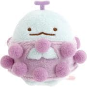 MV45501 すみっコぐらし てのりぬいぐるみ 「フルーツパーラー」テーマ とかげ（ぶどう）