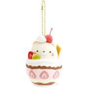 MV46401 すみっコぐらし ぶらさげぬいぐるみ 「フルーツパーラー」テーマ ねこ（いちごパフェ）