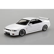楽プラ スナップキット 21CU-WE 1/32 ニッサン R33スカイラインGT-R カスタムホイール ホワイト [組立式プラスチックモデル]
