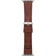 VORGAL クロコダイルレザーバンド Apple Watchバンド（44/45/46/49mm） ブラウン OWL-AWBLVRG02-BR
