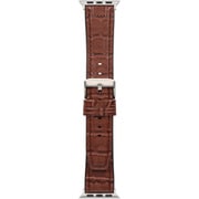 VORGAL クロコダイルレザーバンド Apple Watchバンド（38/40/41/42mm） ブラウン OWL-AWBSVRG02-BR
