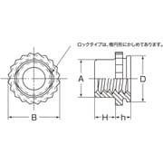 セルフクリンチングミニチュアナット TFEOX 小箱（ステンレス）TFEOX-M2 入数1000個入り 901-4072
