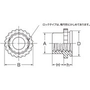 セルフクリンチングミニチュアナット TFEOX 小箱（ステンレス）TFEOX-M2.5 入数1000個入り 901-4073