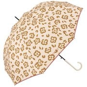 長傘 雨傘 58cm ジャンプ式 UVカット 紫外線防止効果 晴雨兼用 ペタルブリーズ ベージュ 6617-05-001BE