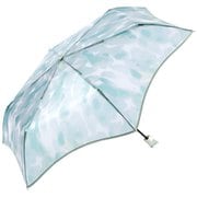 折りたたみ傘 雨傘 ビニール傘 54cm 手開き式 フラワーベースアンブレラ ミニ グリーン PT-0081-002GR