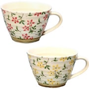 美濃焼 お花 スープカップ 2色セット 320ml 382926