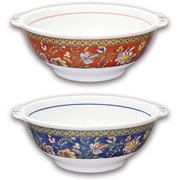 美濃焼 手付き ラーメン丼 オリエンタル 2色セット 径18.5cm 1000ml 382946