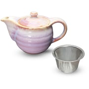萩焼 ポット急須 茶こし付き 口径8.6cm 480ml パープル 762086