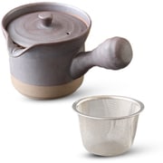 波佐見焼 古ろく窯趣き急須 茶かご付き 口径9cm 280ml 5102067