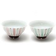 有田焼 京十草飯碗 2色セット 径11.5cm 5102131