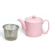 有田焼 しのぎ ポット ピンク 急須 茶こし付き 口径8cm 470ml 5102144