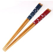 桜小町塗箸 桜柄 2膳セット 2色組 全長23cm 5933043