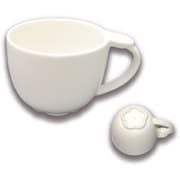 お花のマグカップ 口径8cm 190ml ホワイト 6082027