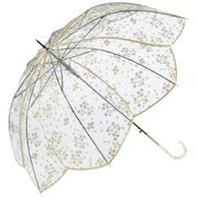 長傘 雨傘 ビニール傘 61cm ジャンプ式 キンモクセイアンブレラ ゴールド PT-082-001GD