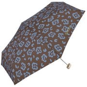 折りたたみ傘 雨傘 50cm 手開き式 UVカット 紫外線防止効果 晴雨兼用 ペタルブリーズ ミニ ブラウン 6617-175-002BR