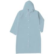 携帯レインコート 巾着付 ライトブルー TU-0012-034