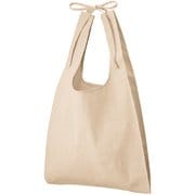 シャンブリック紐付マルシェバッグ 約9L ベージュ TR-1356-028