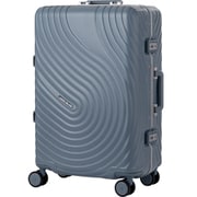 LEGEND WALKER 【SARYU（サリュー）】 TSロック搭載/日乃本錠前社製キャスター/USBポート（Type-A, Type-C）/スマホスタンド/フック付きハンドル/ポリカーボネート100％ボディ/スリムフレーム/無料受託サイズ/ 87L ブルー 5528-70-BL